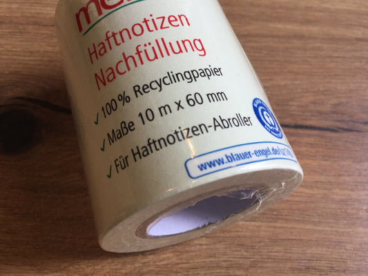 Refill Haftnotiz 10m-Rolle gelb