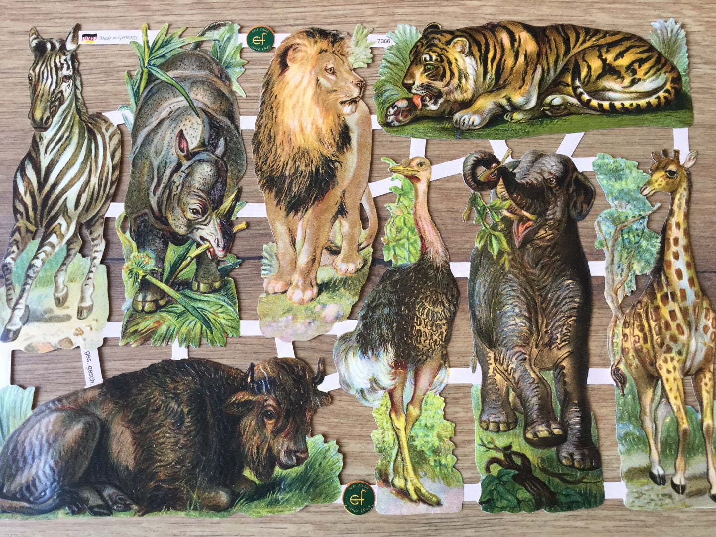 Glanzbilder Wilde Tiere 7386