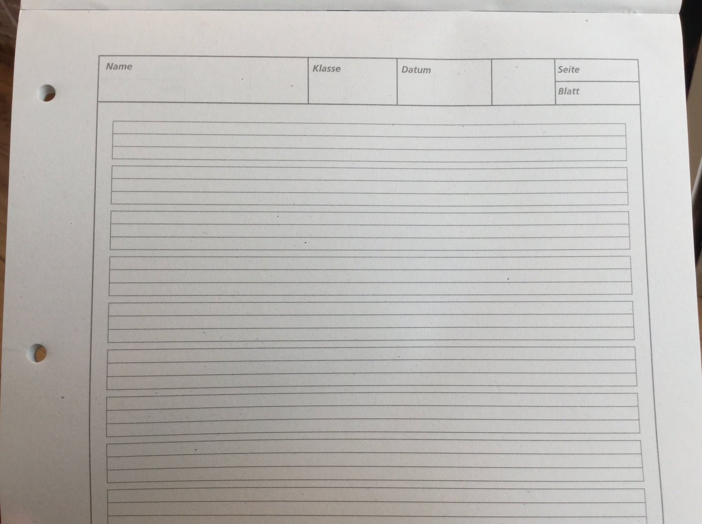 Arbeitsblock A4 Lin.1 50 Blatt