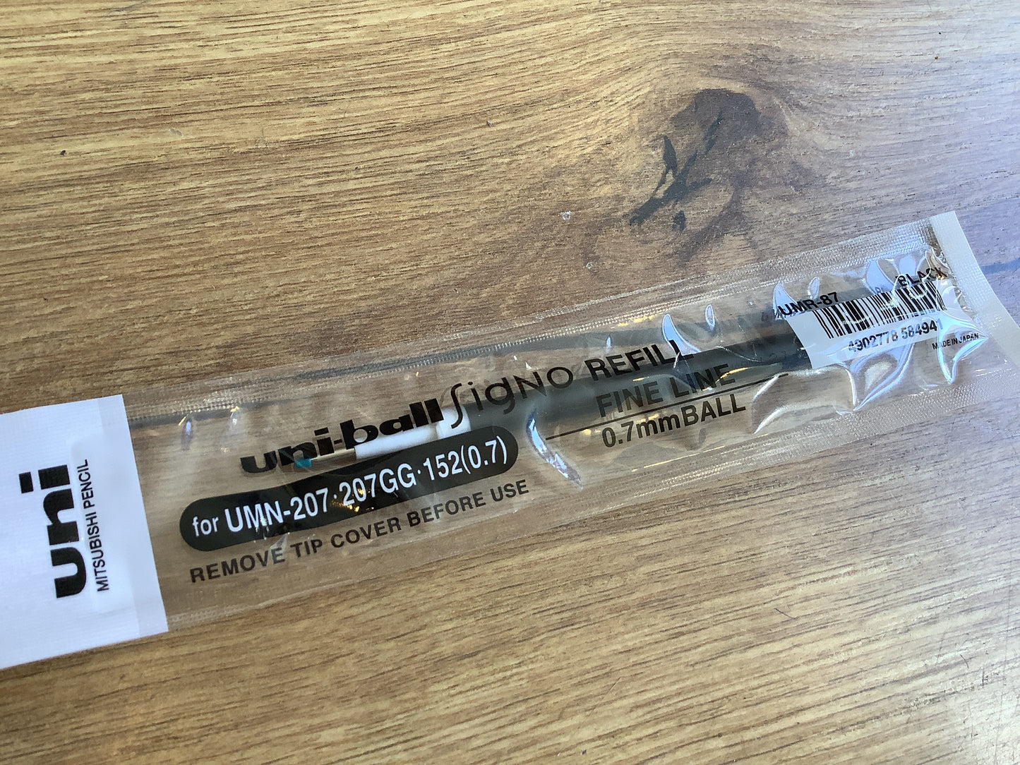 Ersatzmine Gelmine Signo uniball UMR87 f. 207 schwarz