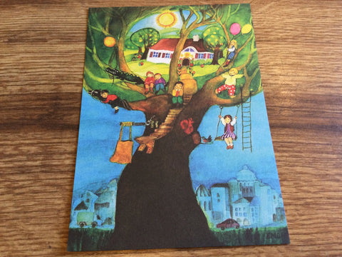 Postkarte Wunschbaum (Schnurverlag)