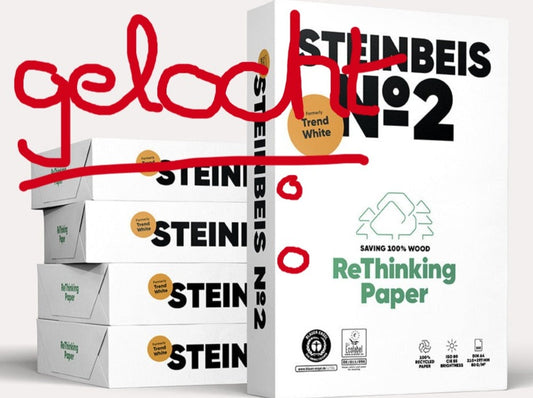 Druckerpapier N°2 GELOCHT Steinbeis A4 80g