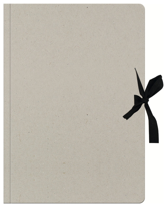 Zeichenmappe A4 "pur" grau mit Band