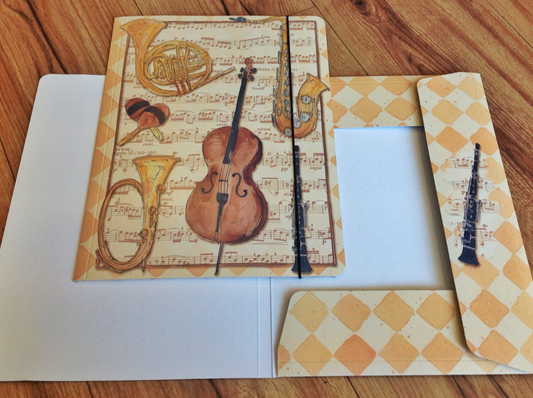 Sammelmappe A4 Musik - Polly Paper