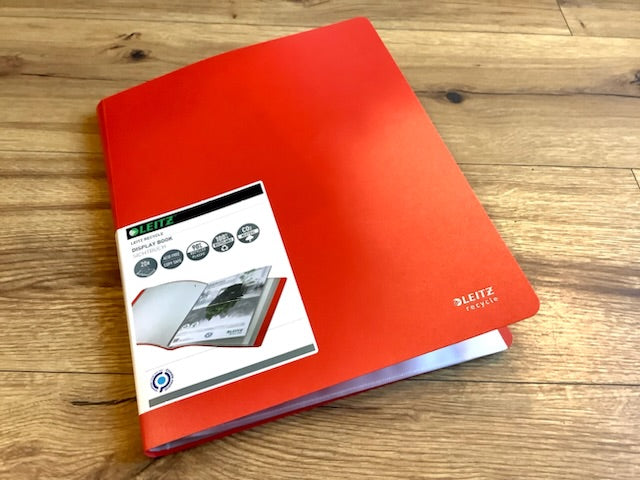 sichtbuch leitz rot recycelt