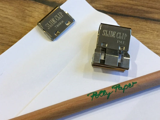 Slide Clip Edelstahl Japan silber 19mm