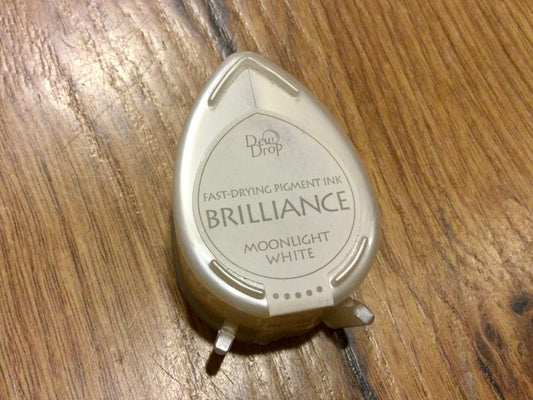 Stempelkissen Brilliance weiß moonlight