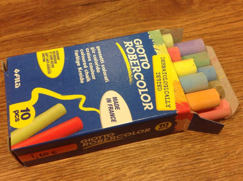 Tafelkreide rund color 10St Giotto - Polly Paper