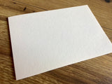 Klappkarte B6 hoch creme-weiß 11,5x16,5cm