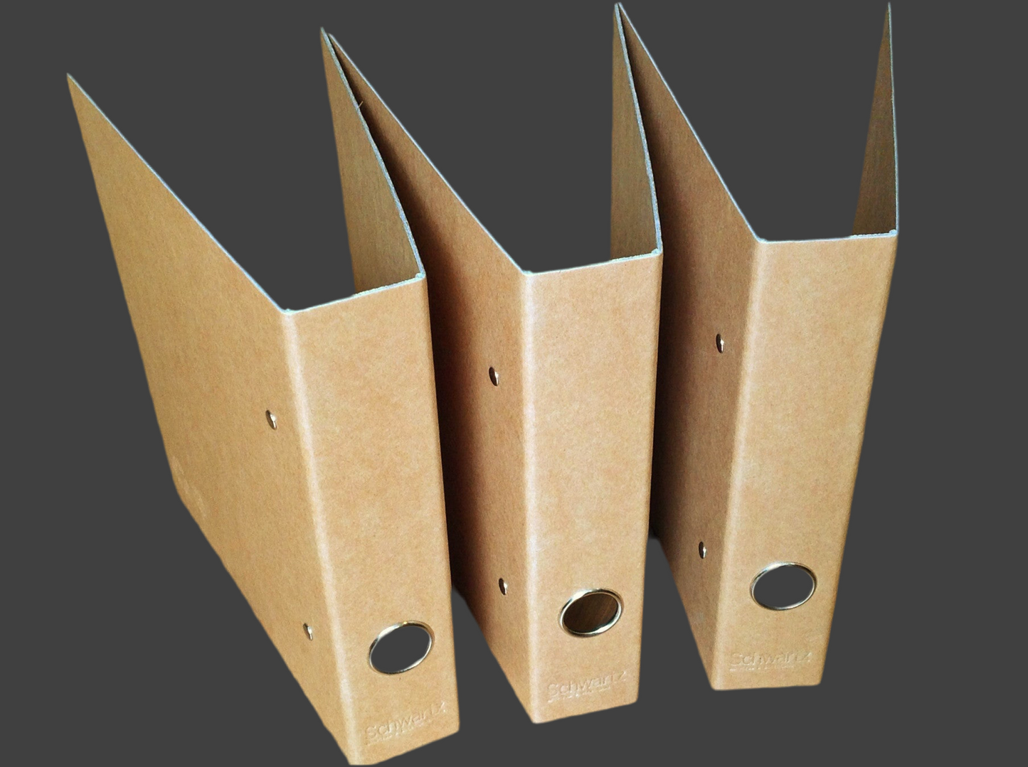 Ordner A4 braun (Schwartz Recycled)