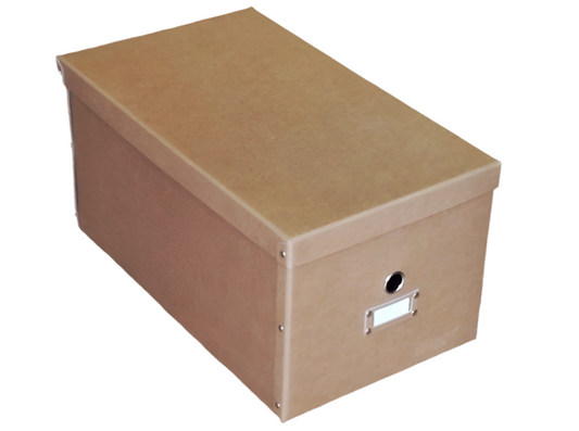 Archivbox 29x26 50cm tief Schwartz Recycled