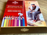 Aquarell-Farbstifte Mondeluz KOH-I-NOOR (Pappetui)°