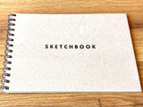 Skizzenbuch quer Sketchbook 100g 80S 25x17cm