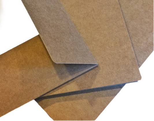 Zweiflügelmappe kraft Schwartz Recyc. doble