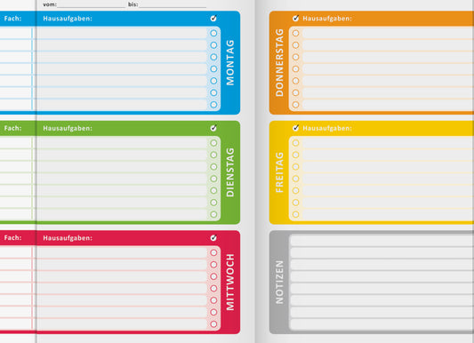 Detail innen, aufgeschlagenes Heft. Foto: Brunnen 