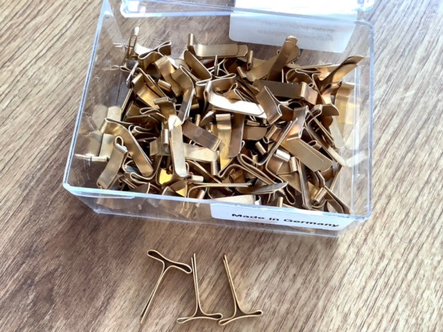 Flachkopfklammern 100 Stück