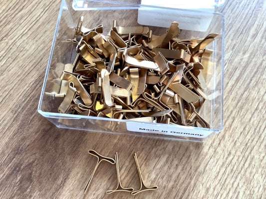 Flachkopfklammern 100 Stück