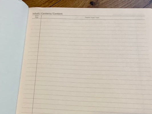 Notizbuch A4 liniert nummeriert schwarz Kompagnon Brunnen