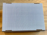 Plempelkiste 40x28x16 Papiertiger blau-weiß
