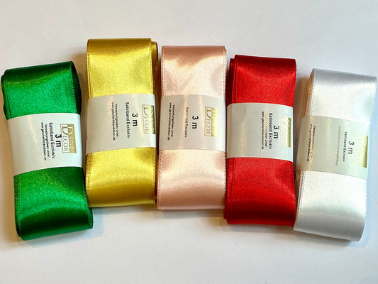 Satinband 4cm breit 3m lang Goldina°
