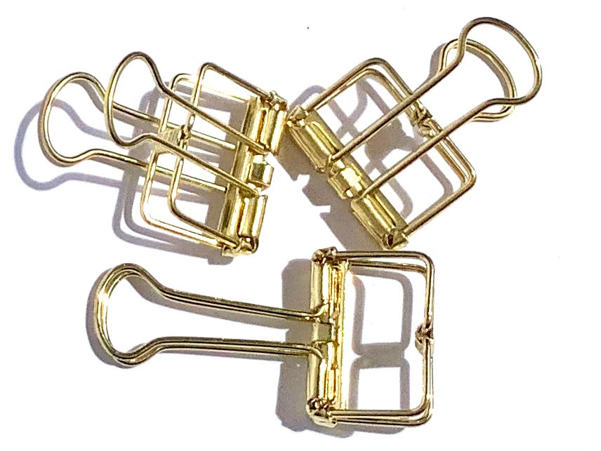 Deko-Clip gold foldback 2cm°