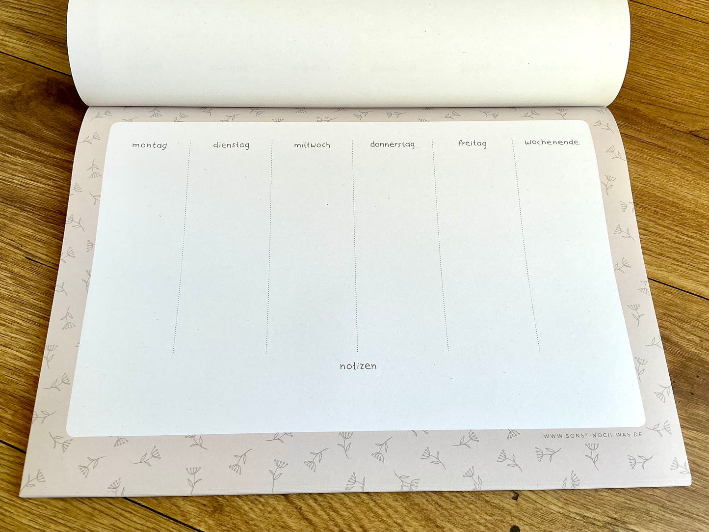 Wochenplaner Notizblock A4 (snw) RC