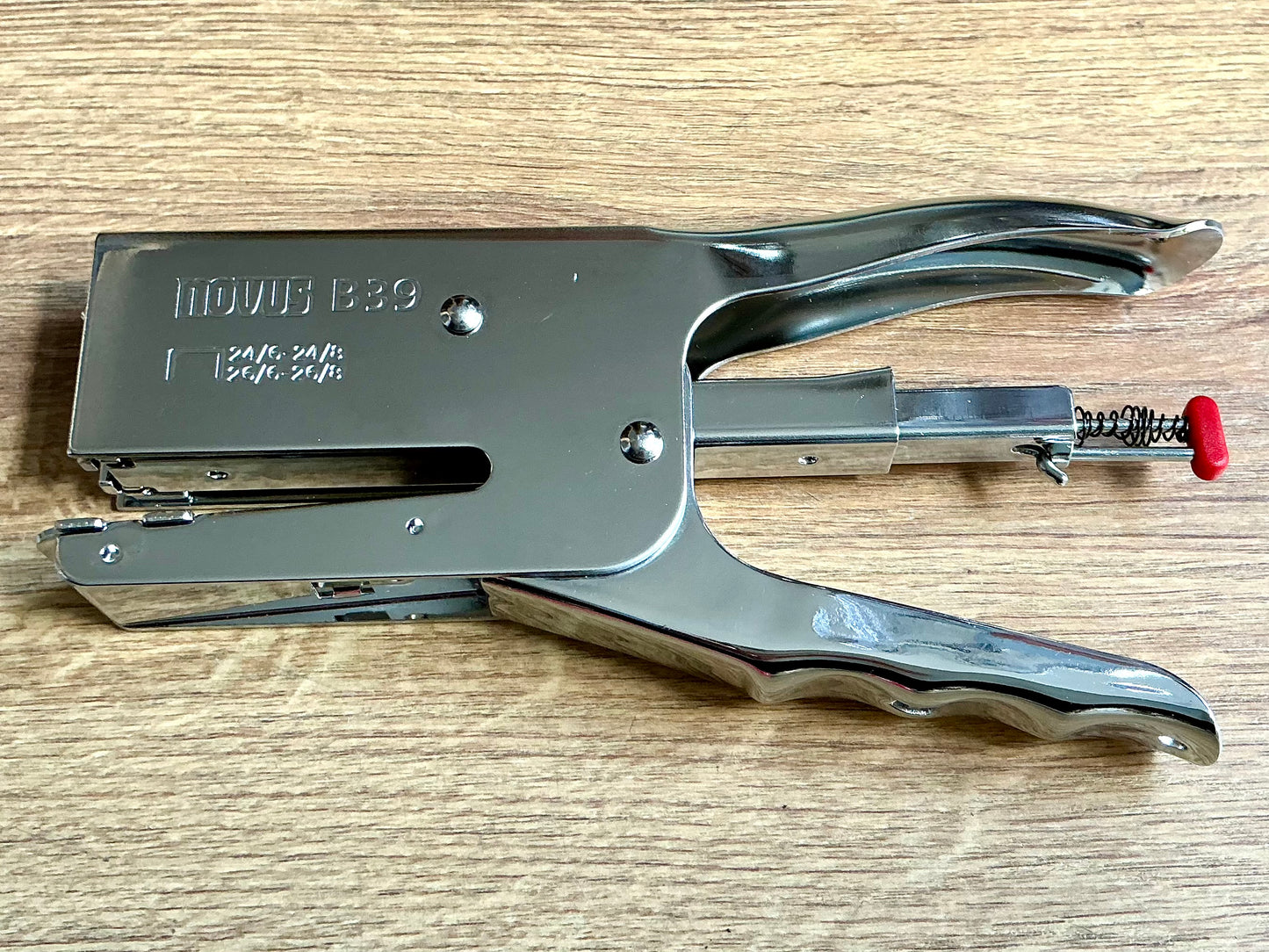 Heftzange novus B39 chrom bis 50Blatt