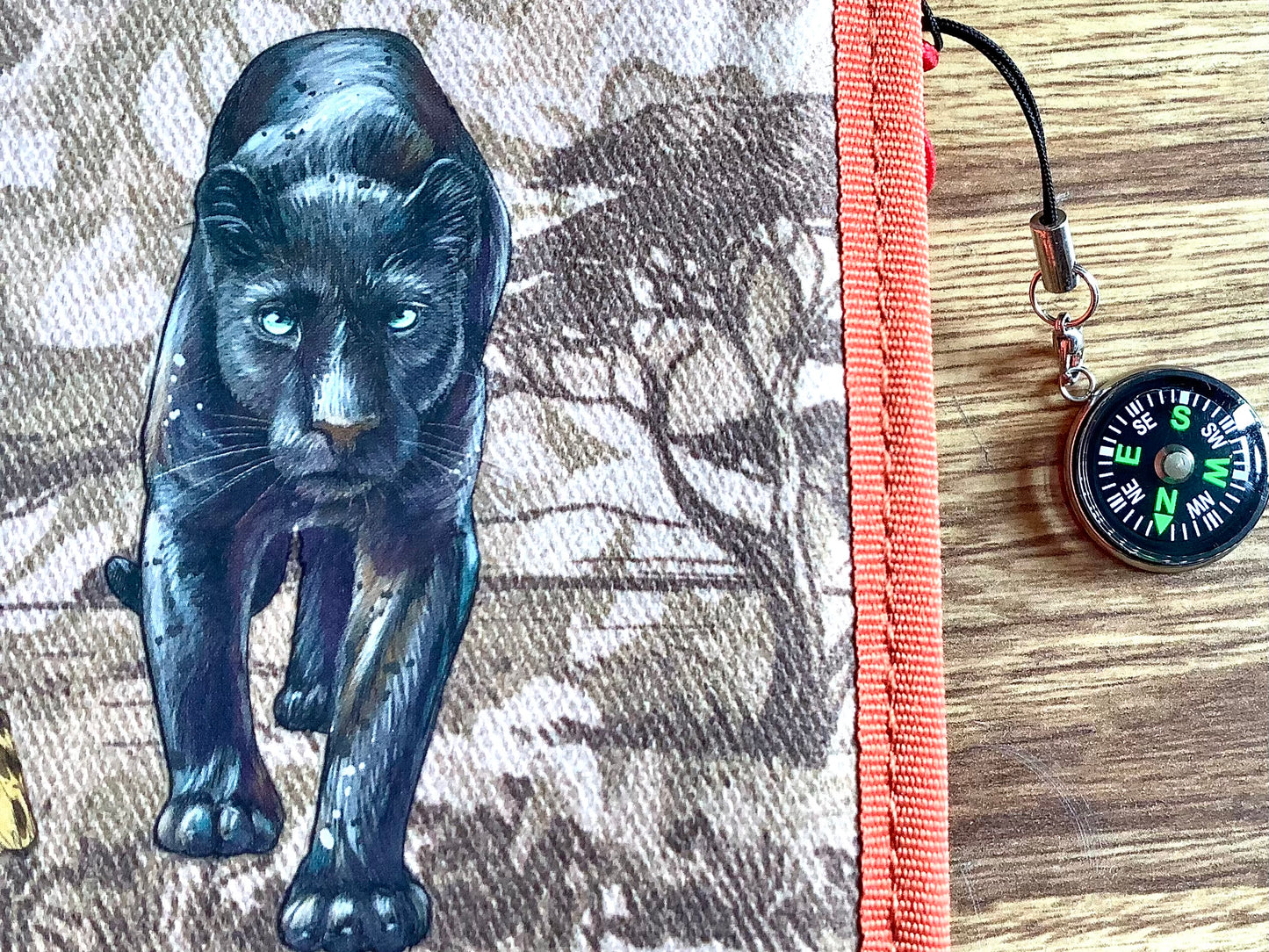 Schul-Etui 2 Klappen gefüllt Panther BRUNNEN