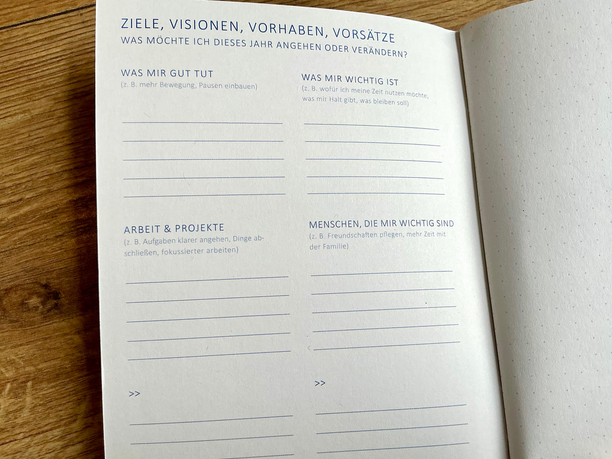 Taschenkalender A6 Monatsplaner (Eine der Guten) blau 2027