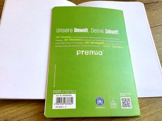 Schulheft A5 Lin.6 blanko Premio 90g