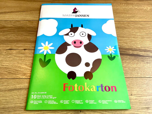 Fotokarton 22x32cm 10Bogen MarpaJansen