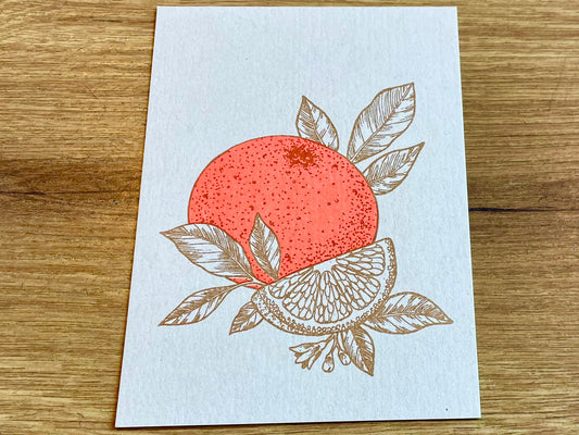 Postkarte Orange (Togethery)