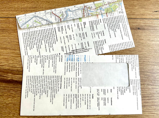 DRP DL Landkarte 10 Design-Kuverts Direktrecycling