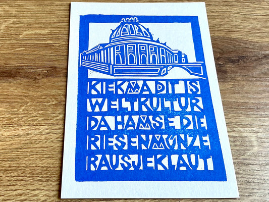 Postkarte Bode-Museum (Flitzpost)
