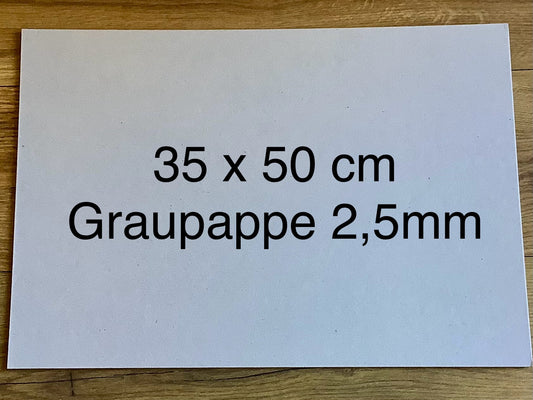 Graupappe 2,5mm 35x50cm MarpaJansen