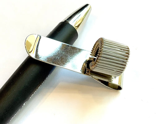 Stifthalter für Hemdtasche Metall Stiftklemme