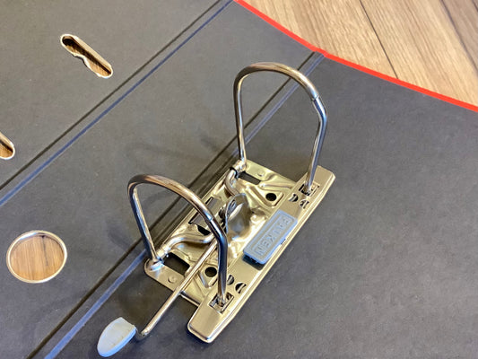 Ordner Regenbogen Streifen Falken 8cm