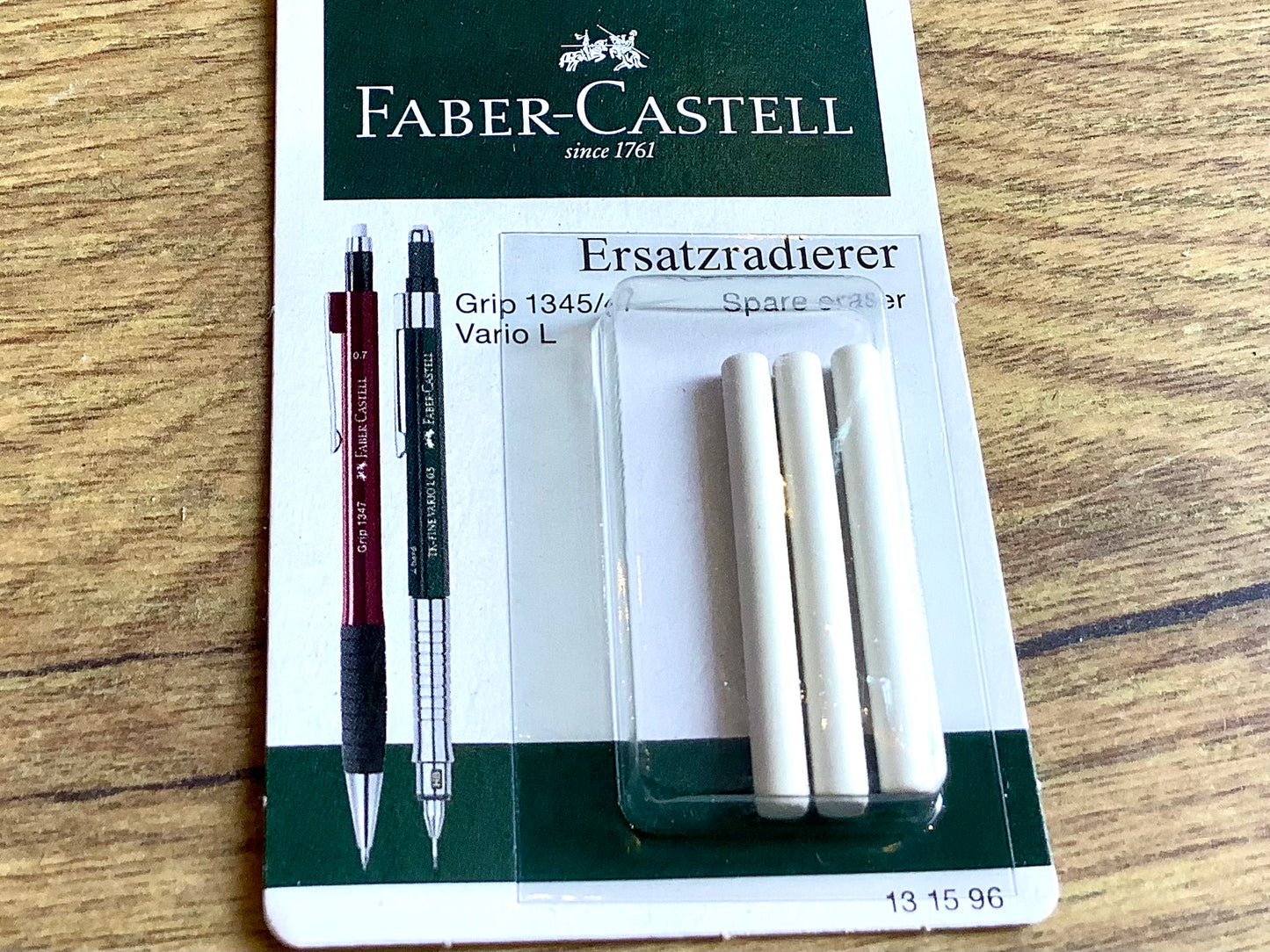 Ersatzradierer für Druckbleistift Faber-Castell Grip
