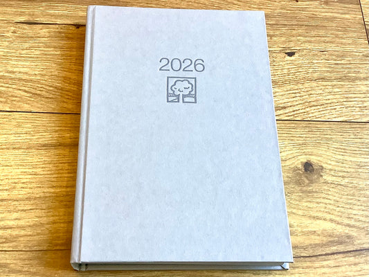 Tageskalender A5 1T/1S grau Zettler 2026