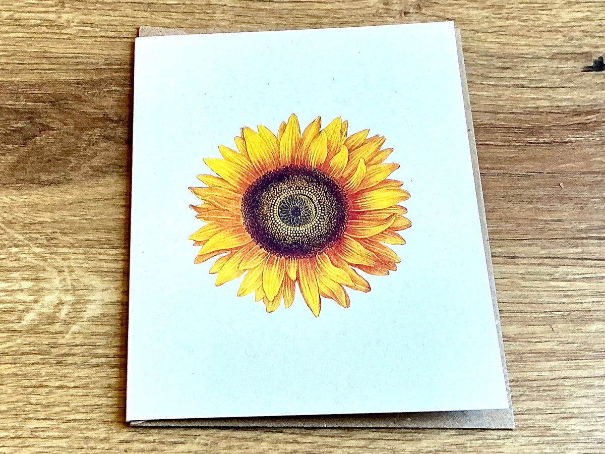 Kleine Grußkarte A7 Blumen („30x40“) RC