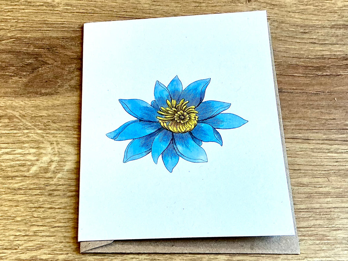 Kleine Grußkarte A7 Blumen („30x40“) RC