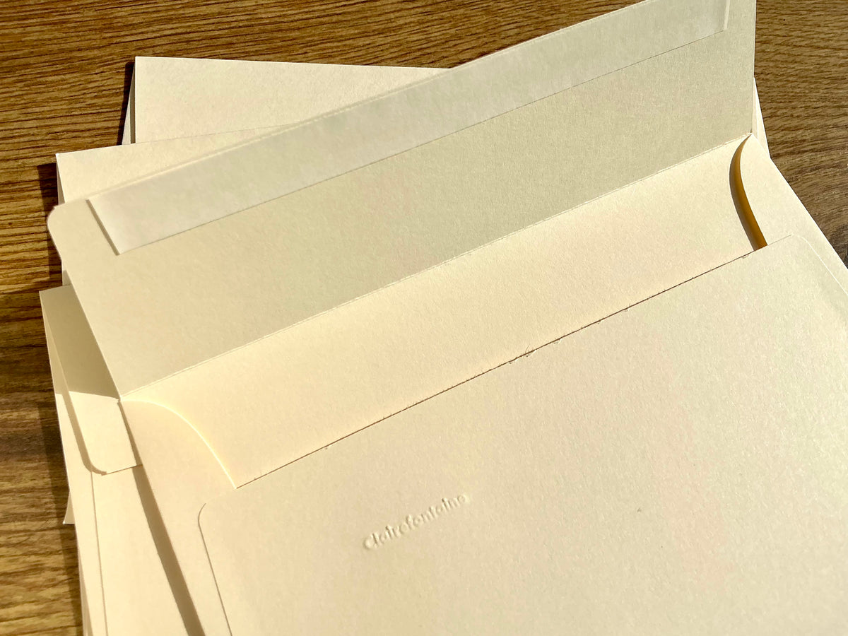 Briefumschläge C6 5er-Set elfenbein HK (Pollen)