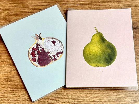 Kleine Grußkarte A7 Obst („30x40“) RC°