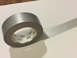 mt washi tape silver 10m
