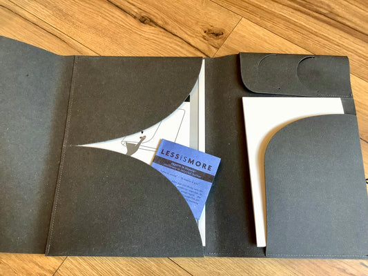 Tablet holder Recyclingleder anthrazit 23x30cm