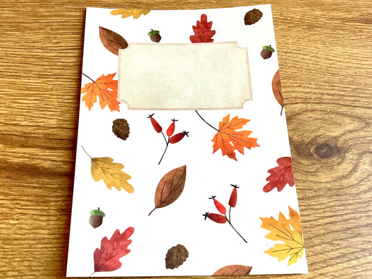 Postkarte Herbstblätter“ (art+nature) B6