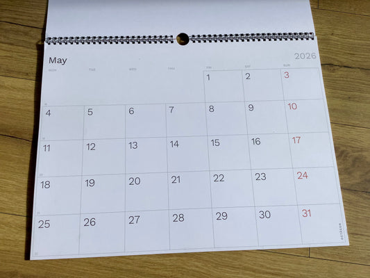 Wandkalender A3 Monatskalender Octàgon 2026