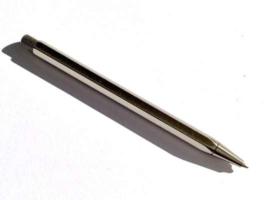 Kugelschreiber Octàgon Design silber