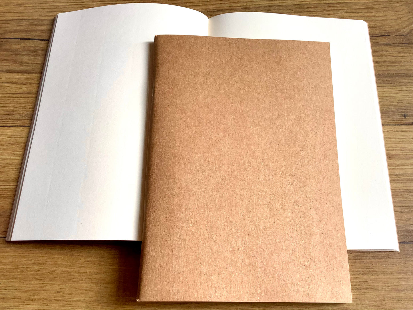 Notizheft A5 braun blanko WUP 32Bl.