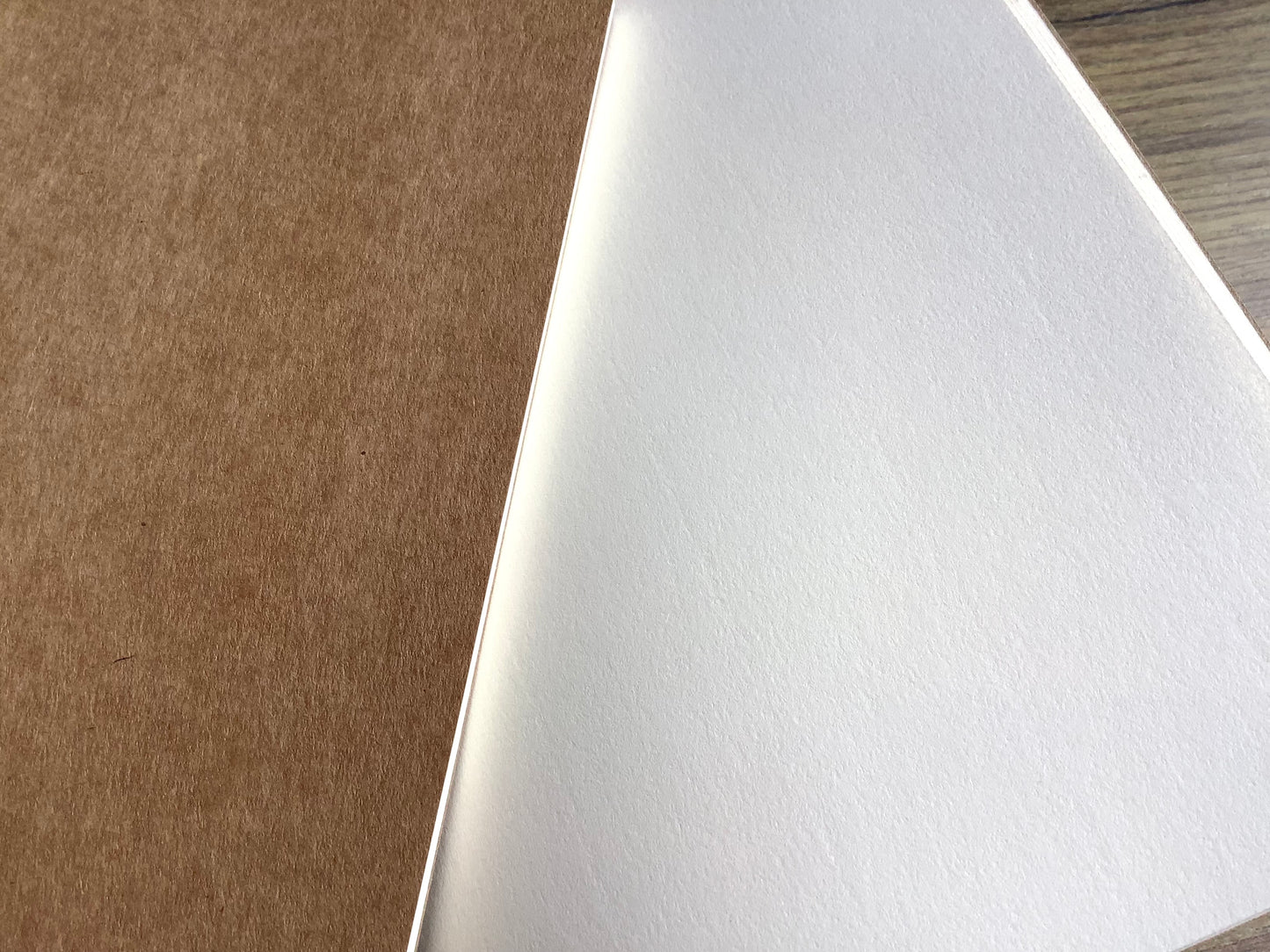 Notizheft A5 braun blanko WUP 32Bl.